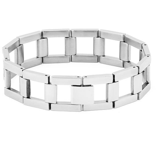 Stainless Steel Men's 8in Link Bracelet