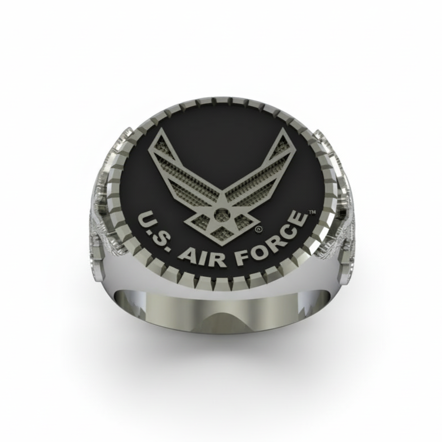 Air Force Sterling Silver Ring