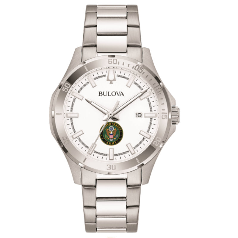 Bulova Men’s Stainless Steel US Army 38mm Watch