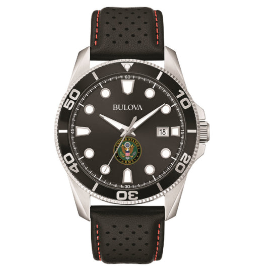 Bulova Men's US Army 43mm Stainless Steel Watch
