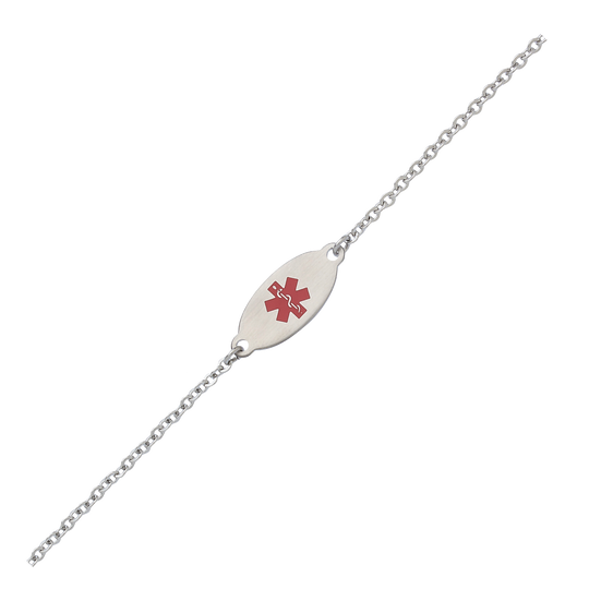 Stainless Steel Medical ID Bracelet