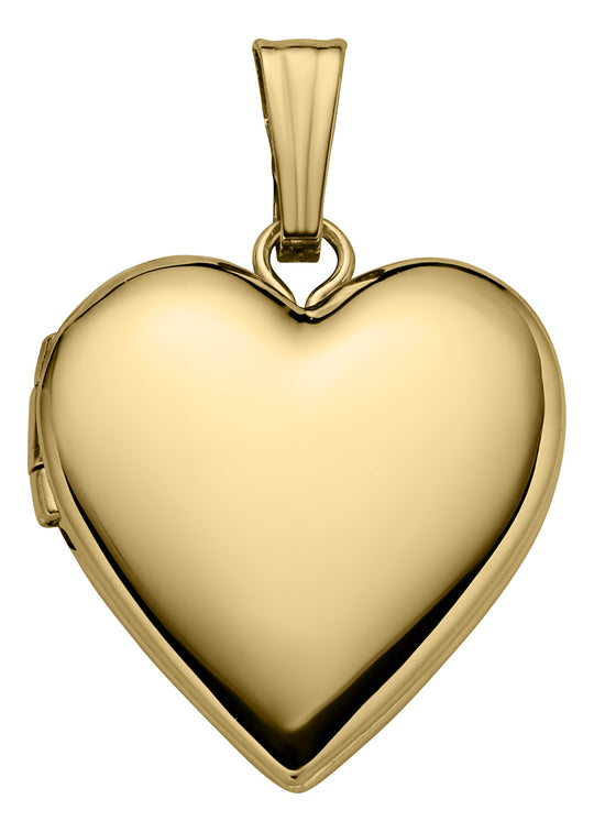 14k Yellow Gold  Heart Locket